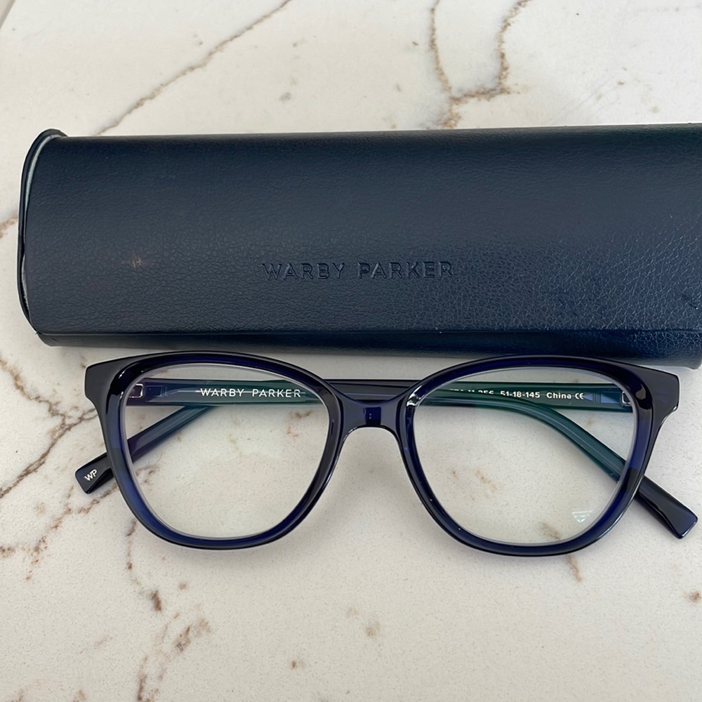 Warby Parker Corretta frames (navy)
